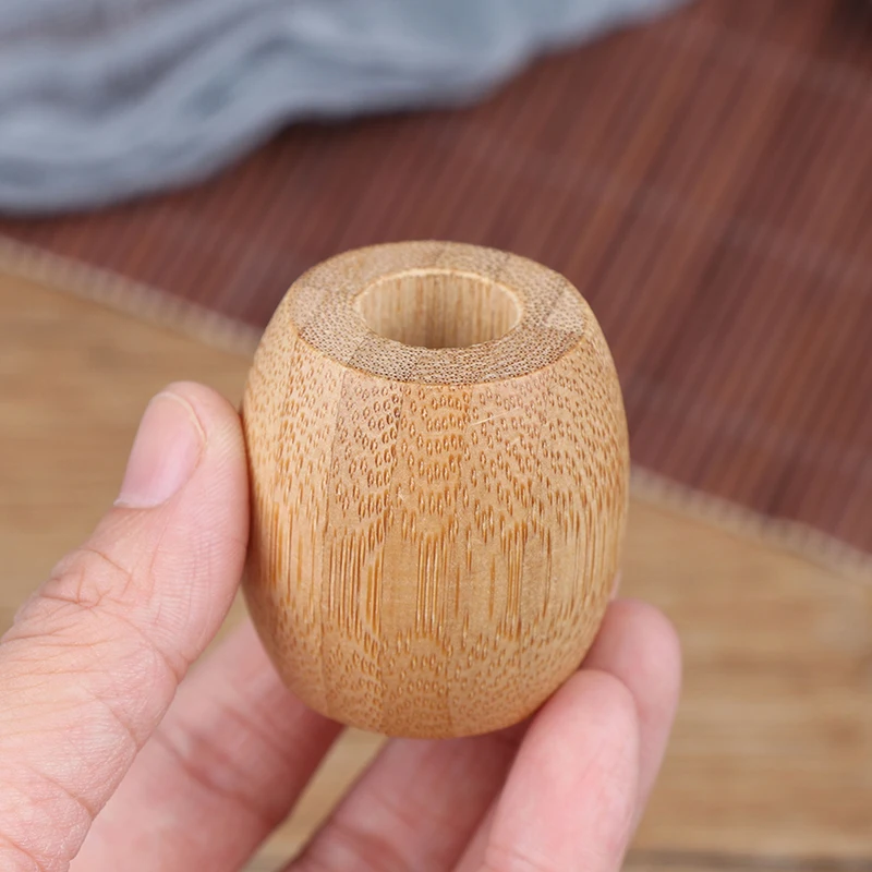 

1PCS Bamboo Toothbrush Holder Wooden Toothbrush Bathroom Stands Natural Vegan Toothbrush Zero Wast Bath Accessories Tools