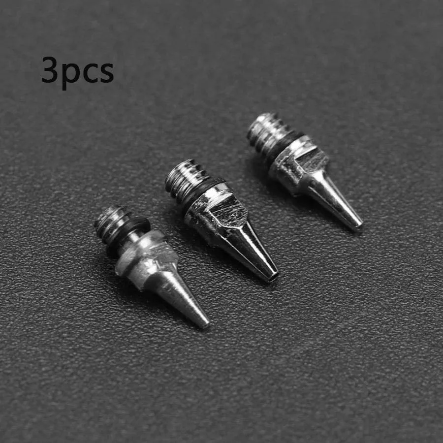 3 шт. Аэрограф сопла и иглы Советы Замена пистолет распылитель для ручек с