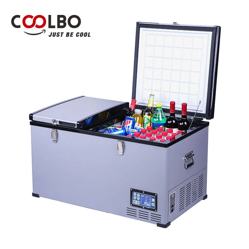 China Gold Supplier COOLBO Car Fridge Freezer 12V with Compressor RV 24v CE certificate |