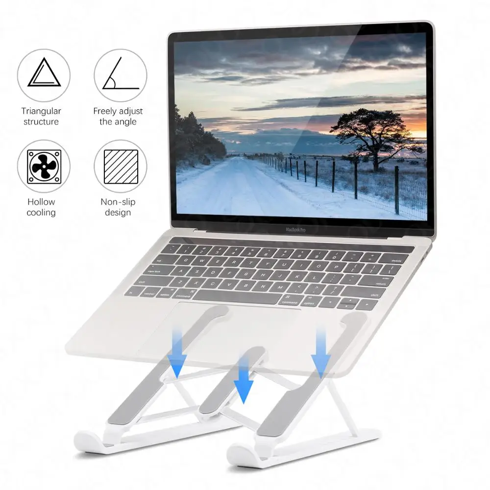 Портативный держатель GOOJODOQ для ноутбука MacBook Pro складная подставка ПК ноутбук iPad