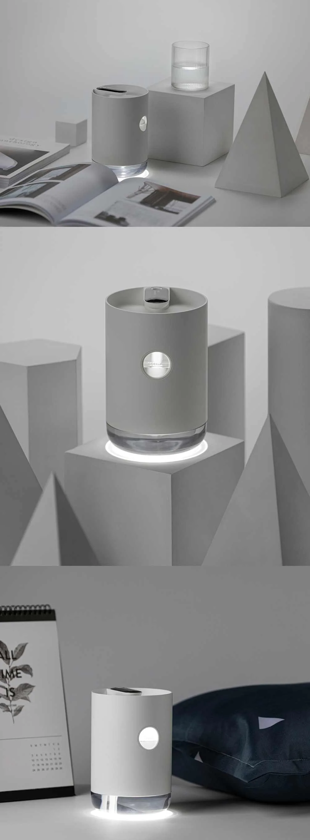 YOUPIN 3Life 211 usb зарядный увлажнитель, Ночной светильник, домашний очиститель воздуха, два режима регулировки, увлажнитель воздуха с светодиодный дисплеем питания
