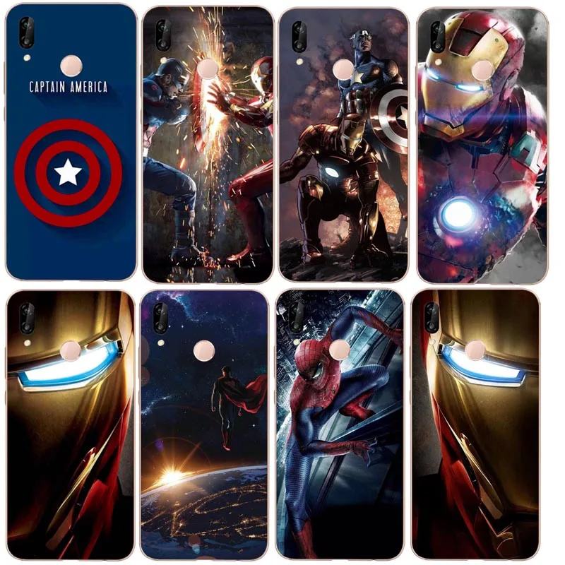 Чудесный Супермен Hombre de Hierro Batman DC Comics из силикона для huawei P8L P20L P20LITE P30 mate 8 10 20Por