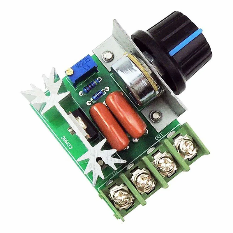 10PCS High Power Thyristor Dimming Speed 2000w 220V Dimmer SCR Electronic Voltage Temperature Control Regulator | Электронные
