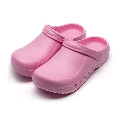 pink Противоскользящая обувь для хирургии унисекс медицинская обувь Больничная лаборатория салон красоты стоматологическая клиника аптека Доктор Медсестры рабочие Тапочки - Цвет: pink