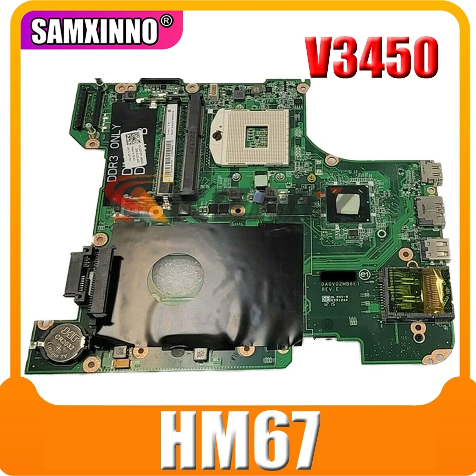 

Оригинальная материнская плата для ноутбука DELL Vostro 3450 V3450 материнская плата CN-0JYYRY 0JYYRY DA0V02MB6E1 HM67