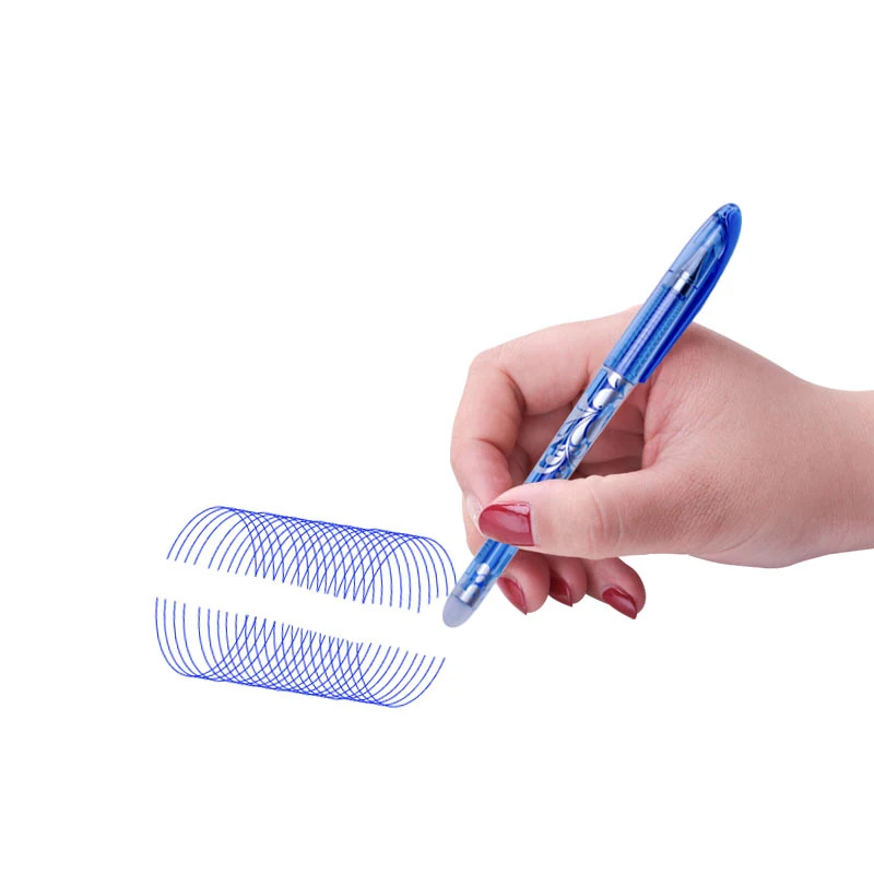 

20Pcs/Set Office Gel Pen Erasable Refill Rod Magic Erasable Pen Refill 0.5mm Blue Black Ink School Stationery Writing Tool Gift