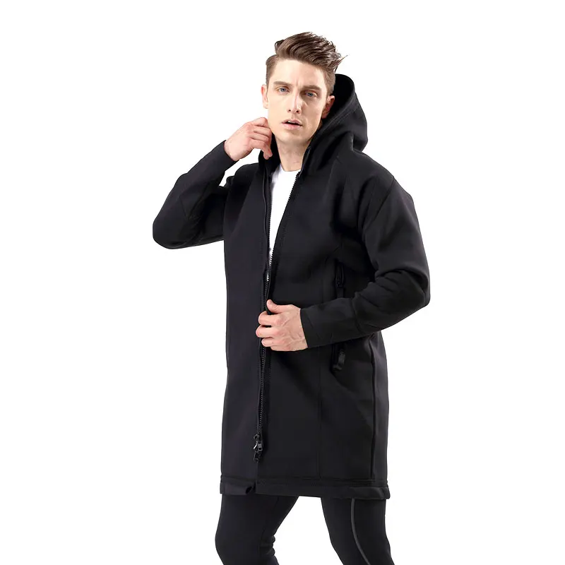 NEW Hooded Scuba Diving Jacket Men Windproof Rubber Spearfishing Swimming Fishing Jumpsuit Wetsuit