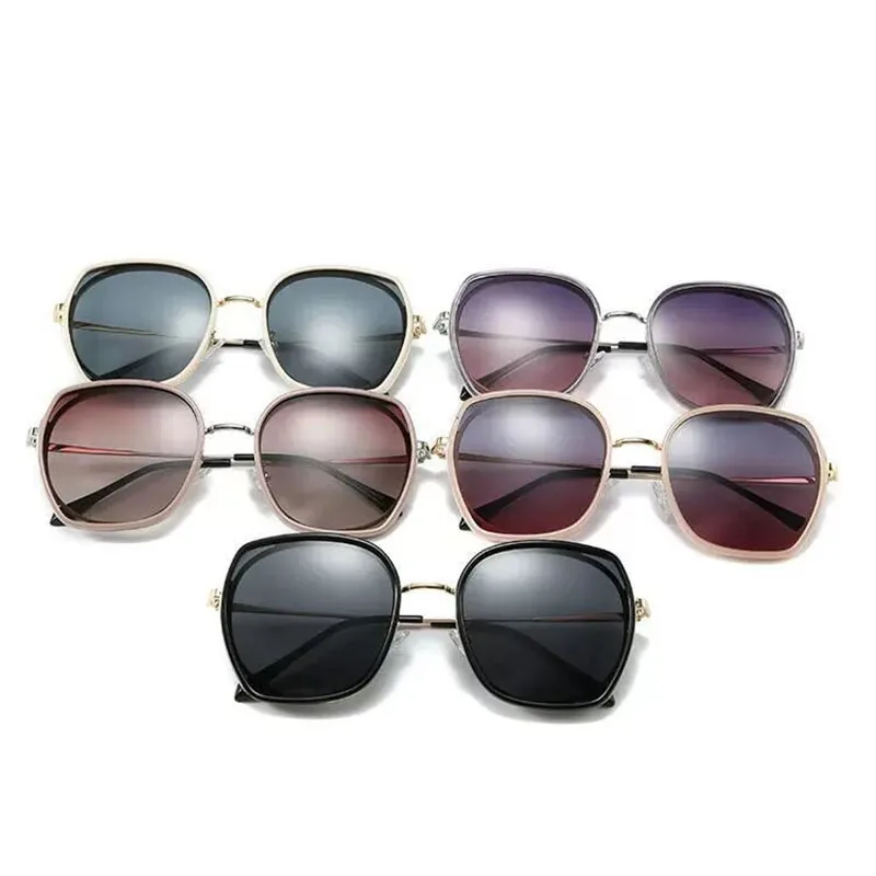 2020 Women's Glasses Korean Version of The Sunglasses Retro Vintage Round Face Thin Sunshade Driving Sun Eyeglasses UV | Аксессуары