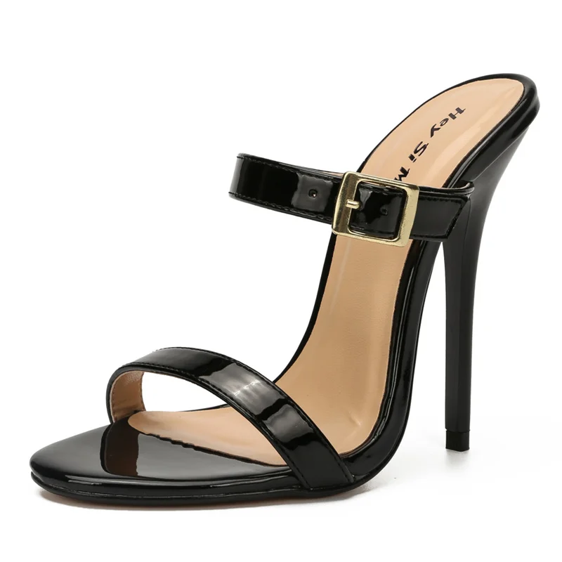 Женские туфли лодочки на высоком каблуке 13 см сексуальные шлепанцы сандалии