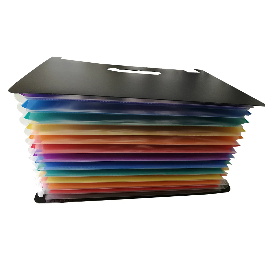 ZHUTING Многоцветный Пластиковый Органайзер для документов А4 гармошка органайзер