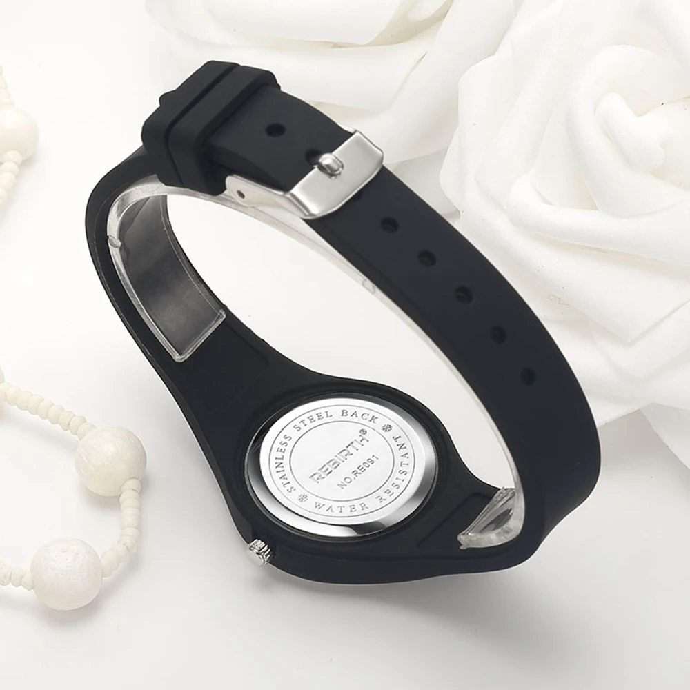 Часы женские кварцевые с силиконовым ремешком на силиконовом ремешке | Наручные