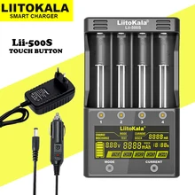Liitokala Lii-500 Lii-M4 Lii-500S Lii-S8 Lii-600 LCD 3.7V 18650 18350 18500 21700  14500 26650 AA NiMH Lithium-Battery Charger