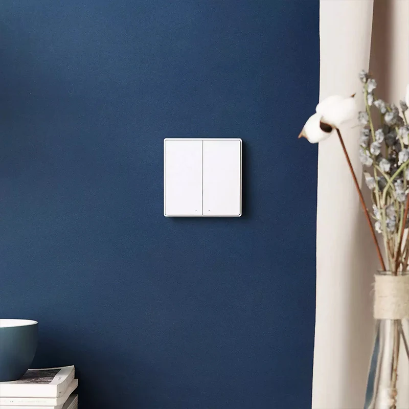 Умный настенный выключатель Aqara D1 ZigBee Беспроводной Выключатель с нулевой линией