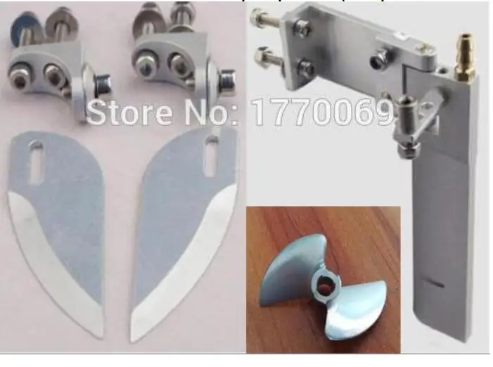 Complete Set Feilun FT011 RC Racing Boat metal upgrades Parts Watercraft tail rudder propeller Blade within Screws | Игрушки и хобби
