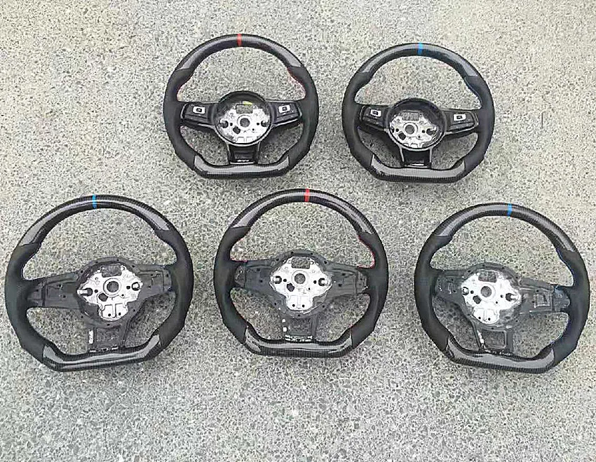 Руль из углеродного волокна для VW Golf 7/GTI гольф R MK7 Passat Polo GTI Scirocco- Замена