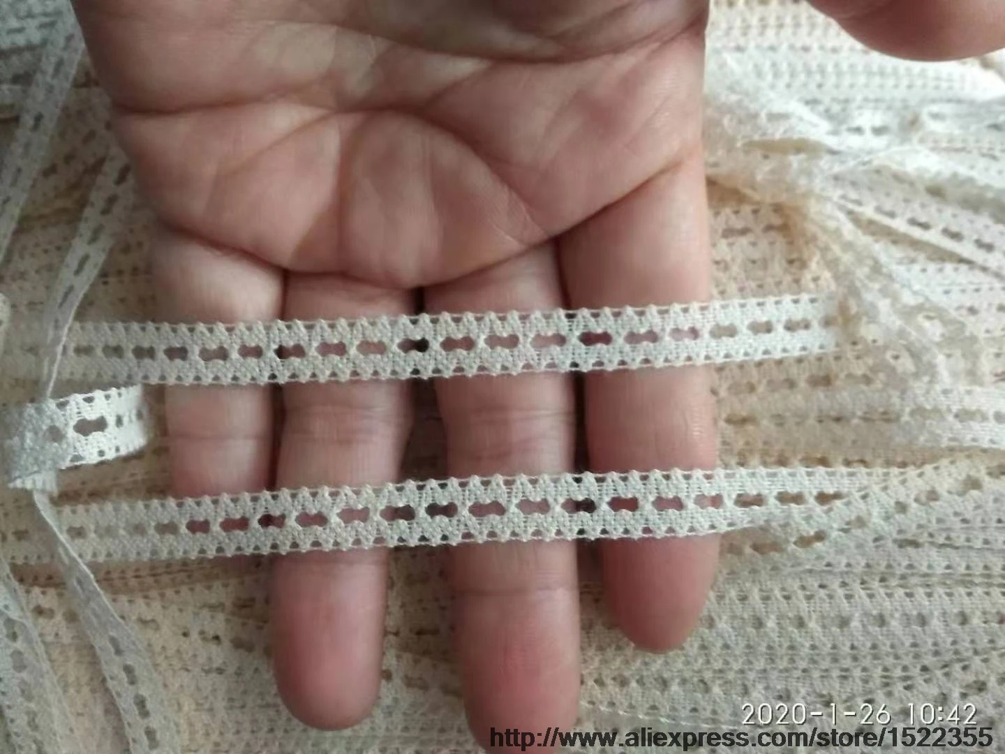 Бежевый хлопок нить кружева диван занавес кружевной материал|curtain beads|curtain tracks and