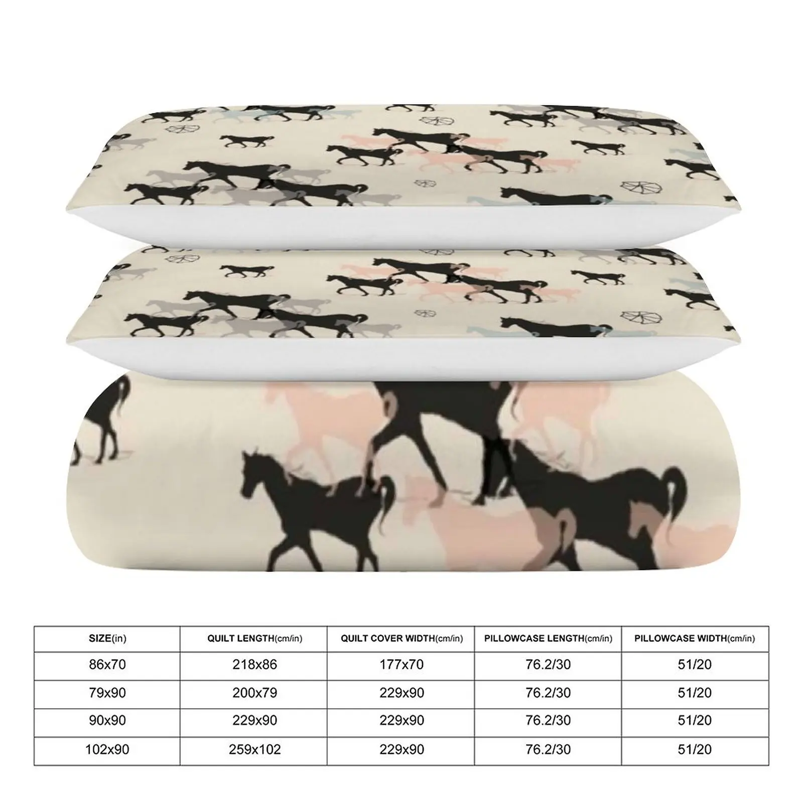 Лошади Постельное белье несовершеннолетних распродажа постельное крышка
