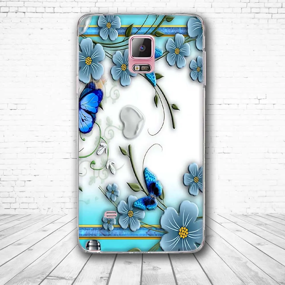 Чехол для Samsung Galaxy Note 4 чехол N9100 мягкий силиконовый из ТПУ телефона | Мобильные