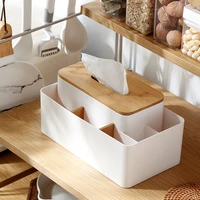 Desktop Storage Box Pen Pencil Mobile Phone Organizer Cosmetics Sundries Badge Box Home Office Stationery Storage Supplies