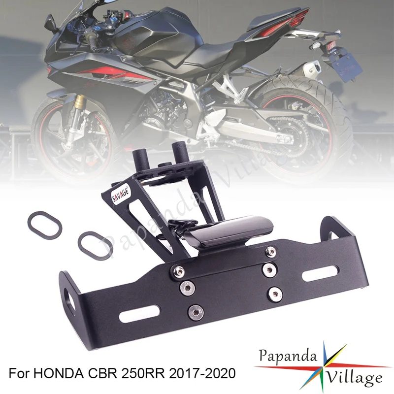 Для мотоцикла HONDA CBR250RR CBR 250 2017-2020 светодиодный номерной знак рамка кронштейн