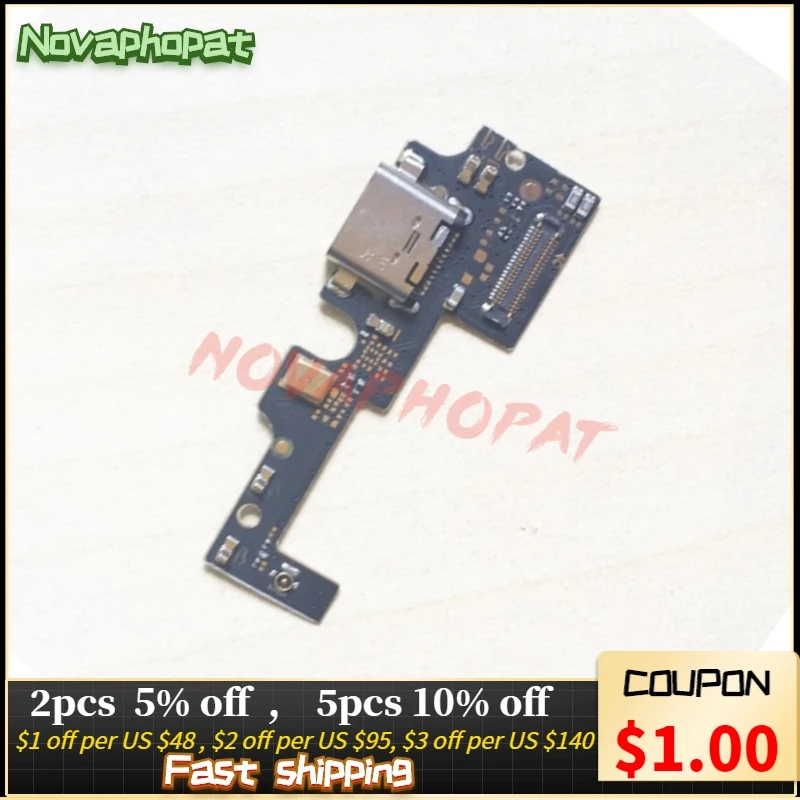 

Novaphopat Charger Port For BQ Aquaris X X PRO USB Dock Charging Port Connect Connector Microphone MIC Flex Cable Board