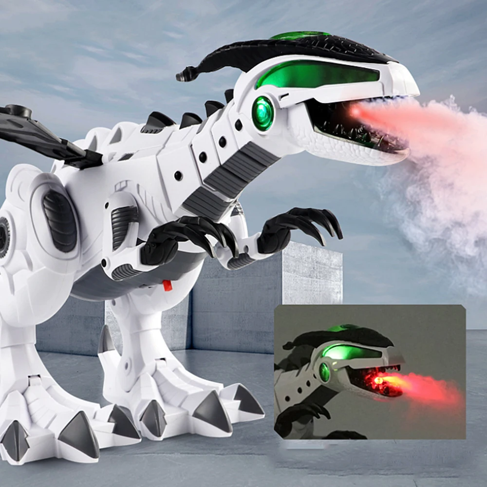 Механический спрей динозавры робот игрушка для детей мультяшная электронная