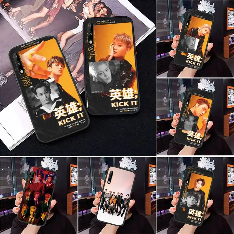 

NCT 127 Kpop Boy Phone Case for Samsung S6 S7 S8 S9 S10 edge plus S10 5G S20 S21 S30ultrs 5G Fundas Cover