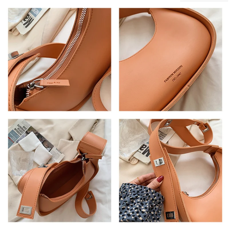

Wide Shoulder Strap Saddle Bag Women Fashion Ladies Crossbody Bags Small Pu Leather Purses Handbags Designer 2021 Summer Black