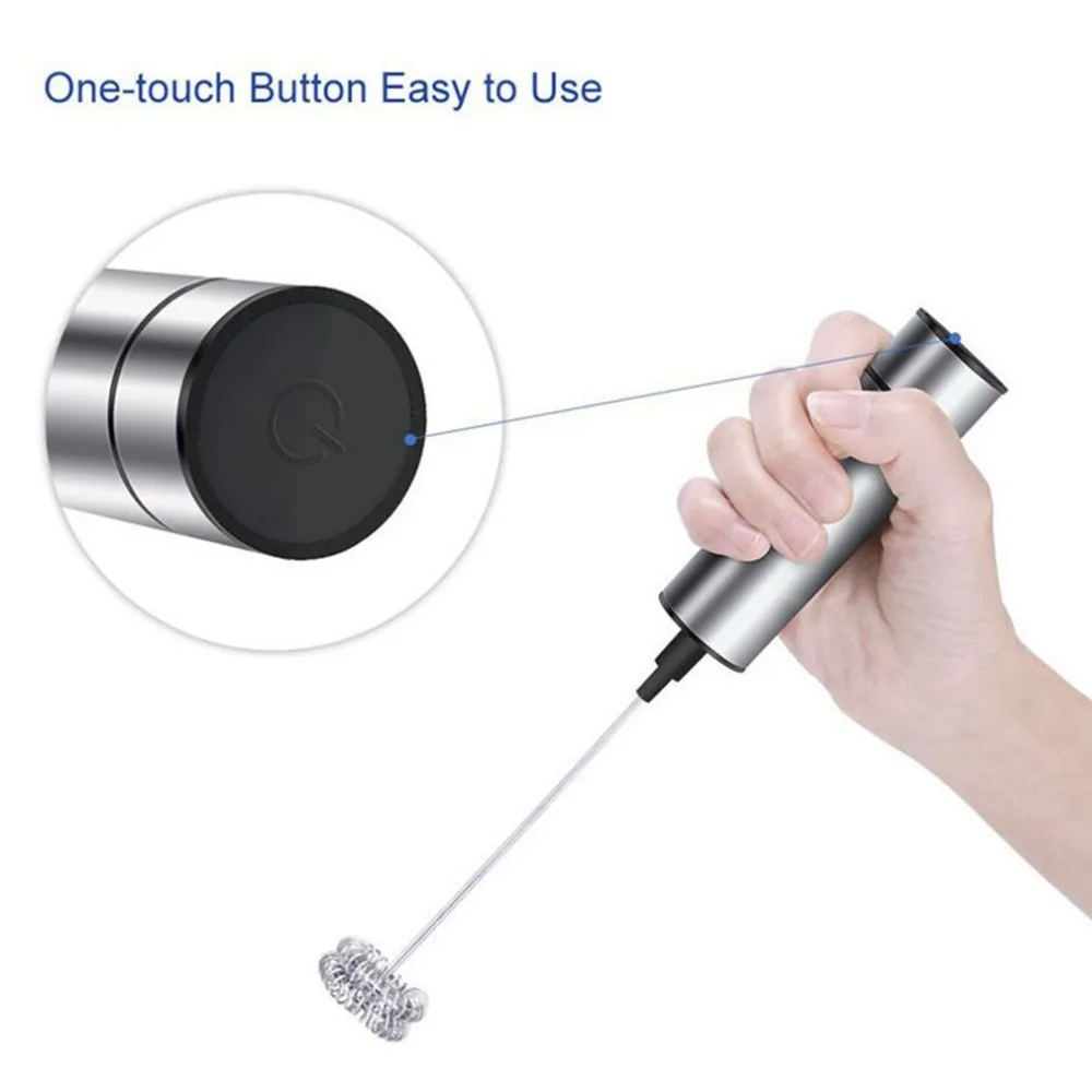 Электрический миксер для сбалтывания молочного напитка/ кофе взбиватель яиц