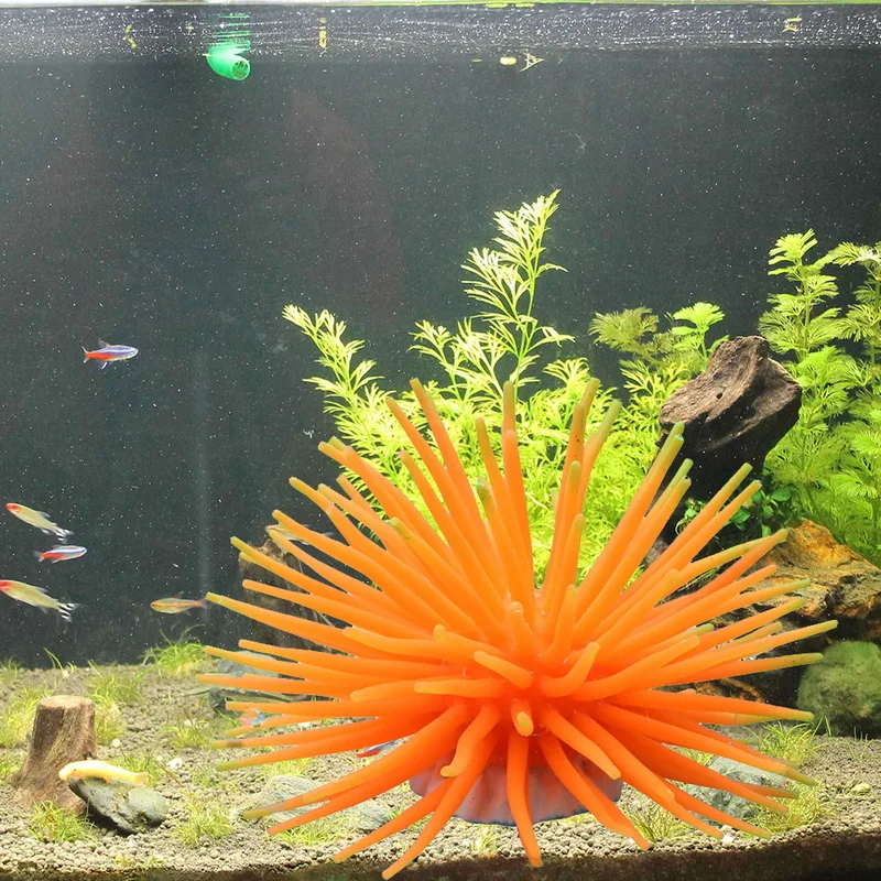 1 чехол из поликарбоната и силикона Искусственные Аквариум Искусственный Коралл