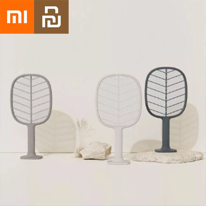 

NEW2022 Xiaomi Youpin Solove Electric Mosquito Swatter P2 Household UV Led Light Mosquito Trap Vertical Handheld Bug Zapper USB