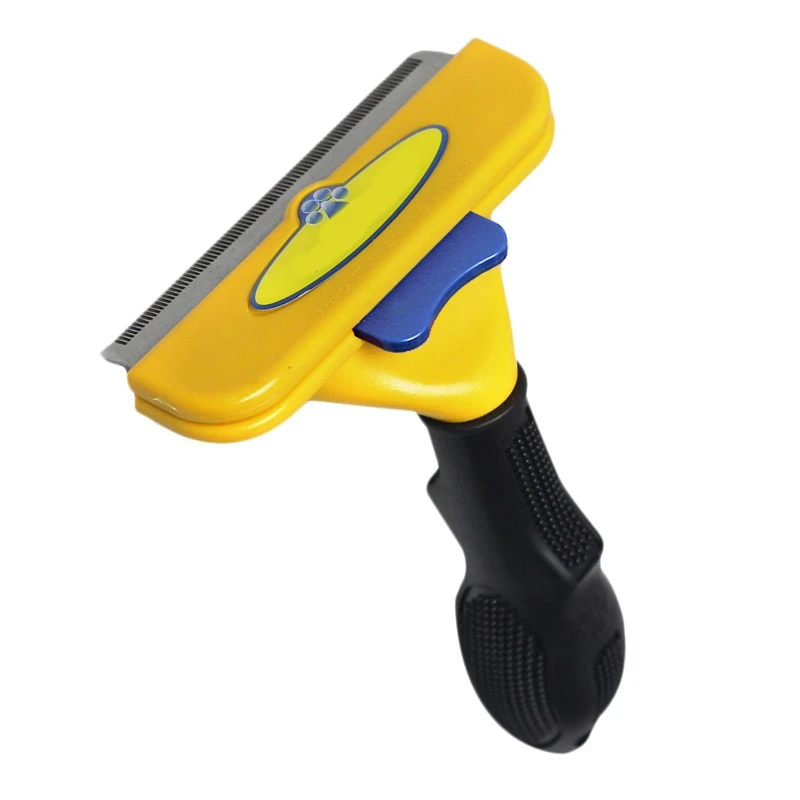 

Pet Hair Removal Comb Dog Short Medium Hair Brush Handle Grooming Brush Accessories Comb Grooming Tool 2022 New