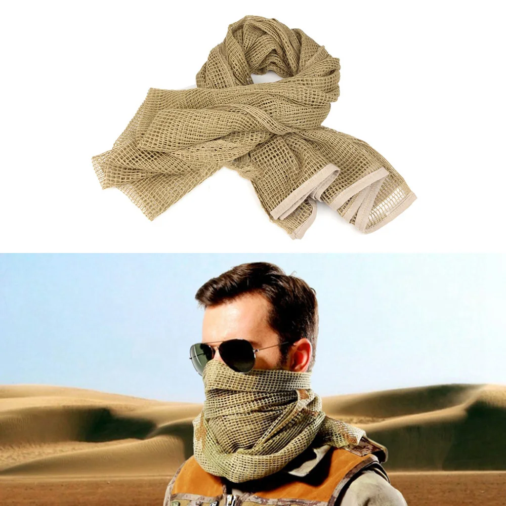 

Military Men's Women's Scarf Facemask Face Veil Mask Bandana Hiking Outdoor Desert Scarves Military Neckwarmer Buff On Neck