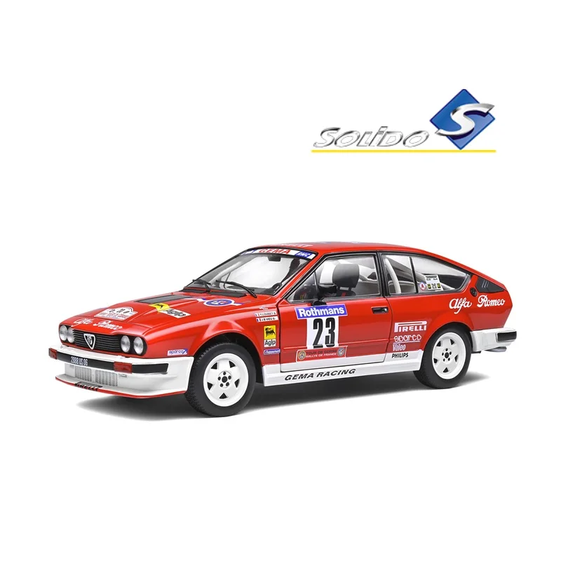 

Solido 1:18 ALFA ROMEO GTV6 TOUR DE CORSE 1985 #23 LOUBET / VIEU Diecast Model Car