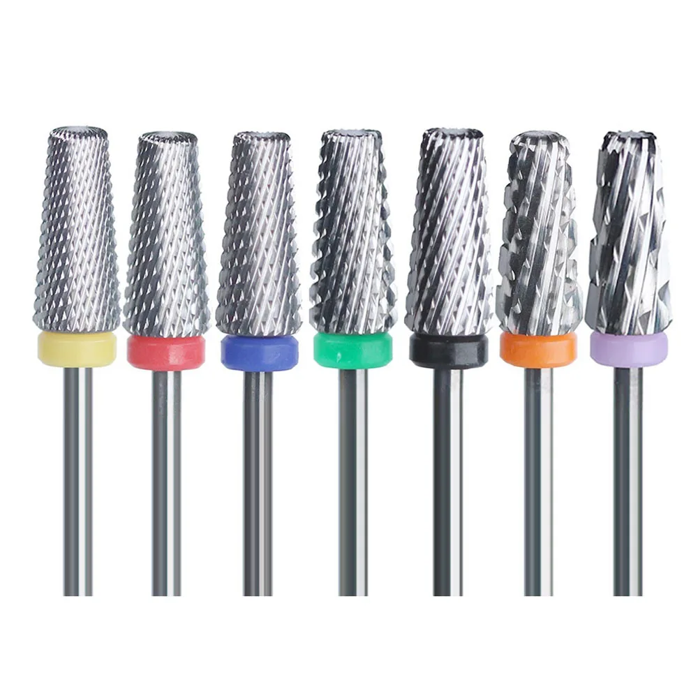 1 шт. сверла для ногтей конусные алмазные фрезы маникюра кутикулы заусенцы