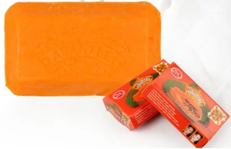 Таиланд Asantee папайя мед soap125g смазывает кожу и снимает морщины, отшелушивает бобы