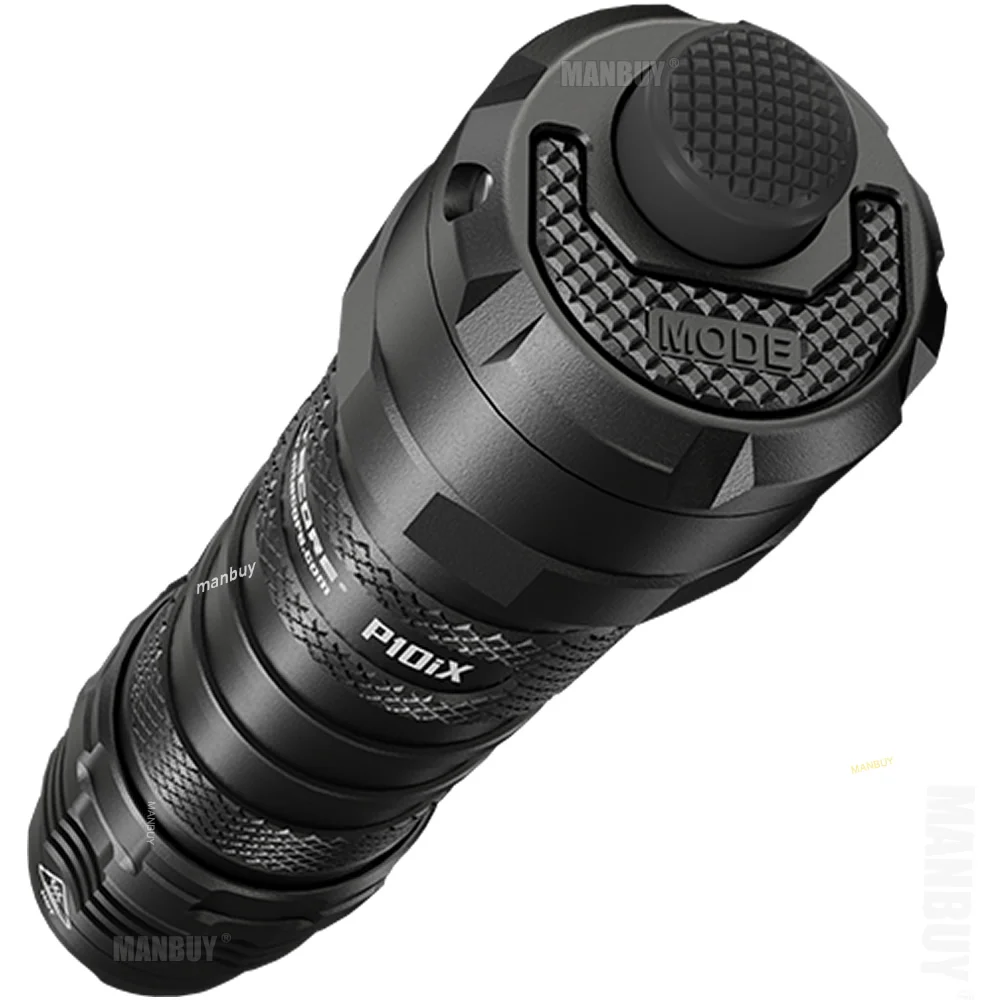 Перезаряжаемый фонарик Nitecore P10iX + тактическое кольцо NTR10 Pro дистанционный