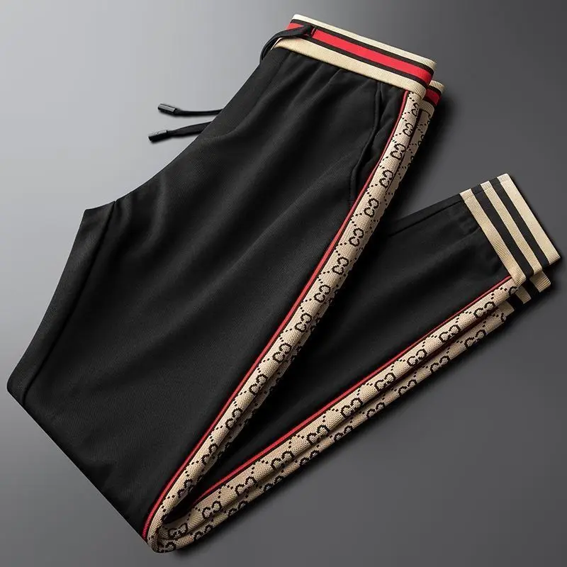 

Men's and women's autumn red leisure sports suit men's trend sweater coat Long Sleeve men's two piece set