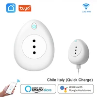 smart plug wifi smart socket 15a italy chile power monitor voice control works with google home alexa tuya smart life app