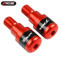 motorcycle accessories for yamaha tmax t max 500 530 sx dx cnc aluminum motorcycle handlebar grip ends protector for tmax logo