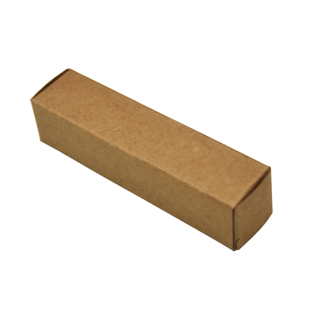 Brown Kraft Paper Lipstick Package Box Party Decor Gifts Paperboard Packing Box Handmade Gift Carton Paper Boxes 50pcs/lot maotu 20 pcs pack kraft paper bag cd dvd packing wrapping sleeves envelopes packaging holder cover paperboard durable brown
