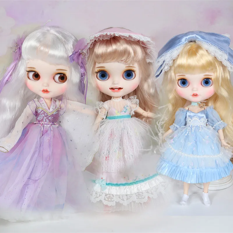 Кукла Blyth ICY DBS с резными губами наполнителем глянцевым Ротом матовая на заказ 1/6