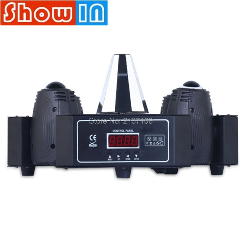 Светодиодный диско светильник с вращающимся лучом 4*10 Вт|head beam|moving head beammoving |