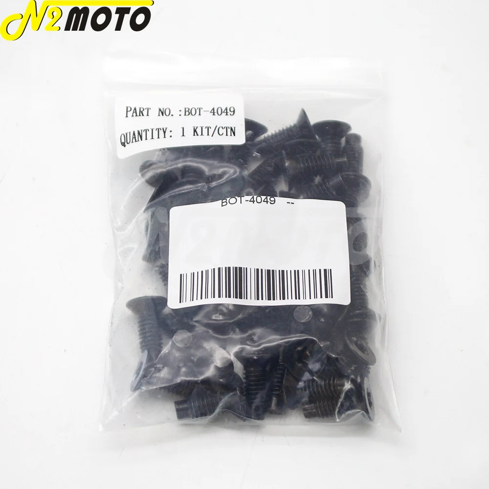 44 x болты для рамы лобового стекла мотоцикла и шарнирные звездообразные винты TJ YJ
