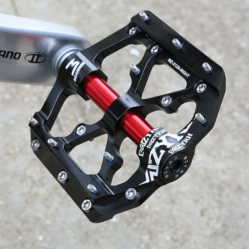 

Bike accessories Bearings Bike Pedals Non-Slip MTB Pedals Aluminum Alloy Flat Applicable Waterproof Cycling bearing parts