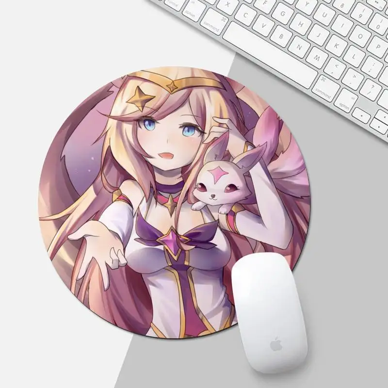 

Star Guardian Ahri Splash lol Beautiful Anime Mouse Mat Mouse pad Desk Protect Game Officework Mat Non-slip Laptop mousepad