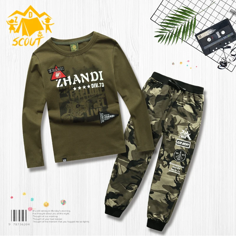 Комплект одежды для детей новая одежда мальчиков детские штаны в армейском стиле