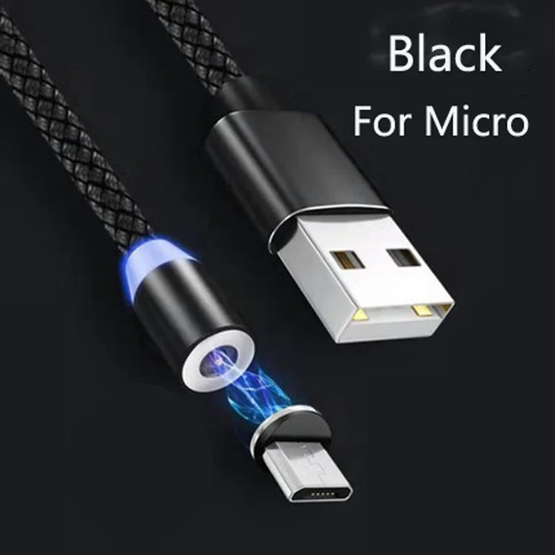 Магнитный кабель Micro usb зарядка через usb магнит Зарядное устройство кабели для huawei honor 5A Y6II 5X 5C 6X 6A 7X7, 8, 9, V10 10 lite P9 P10 Lite
