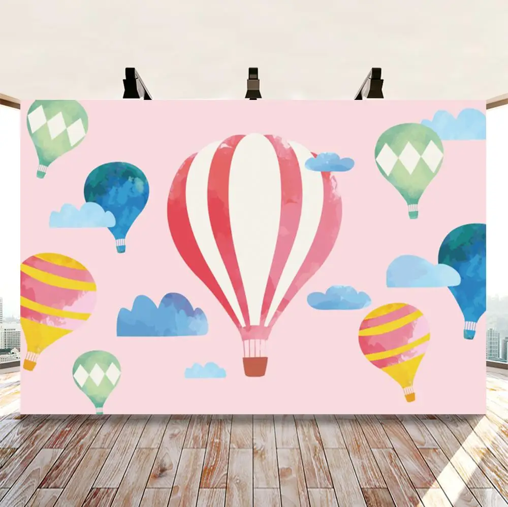 Виниловый фон для фотосъемки новорожденных в честь первого дня рождения