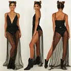 Новинка, модное пляжное платье, накидка, женское бикини, накидка, купальник, кружевная пляжная макси юбка с запахом, платье-саронг